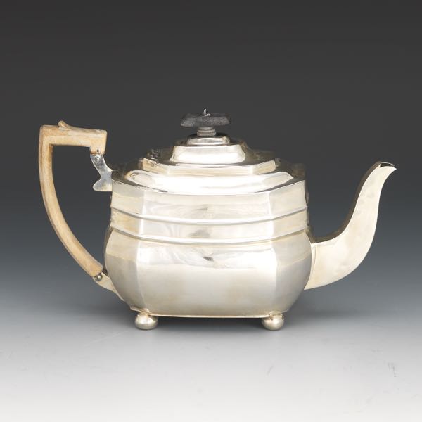 GEORGE III STERLING TEAPOT,