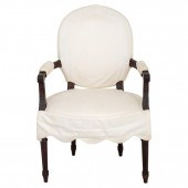 GEORGE III STYLE ARMCHAIR IN T