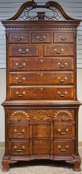 GEORGE III STYLE BANDED FRUITW