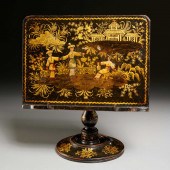 GEORGE III STYLE BLACK JAPANNE