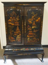 GEORGE III STYLE BLACK JAPANNE