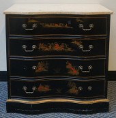 GEORGE III STYLE BLACK JAPANNE