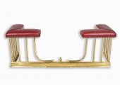GEORGE III STYLE BRASS FIRE BE