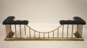 GEORGE III STYLE BRASS FIRE BE