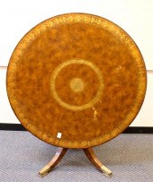 GEORGE III STYLE BRASS MARQUET