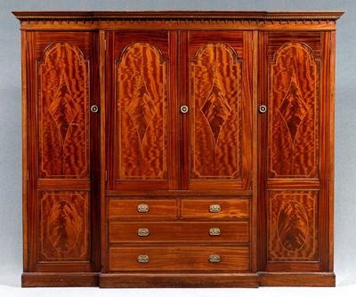 George III style breakfront,