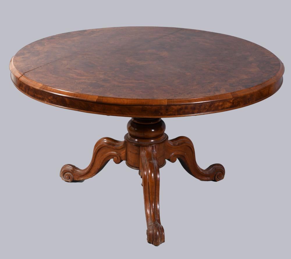 GEORGE III STYLE BURLED WALNUT