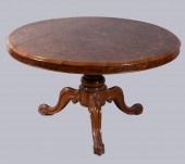 GEORGE III STYLE BURLED WALNUT