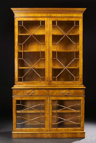 George III-Style Burled Walnut