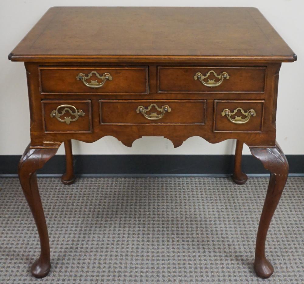GEORGE III STYLE BURLWOOD LOW