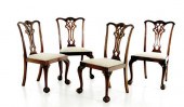 George III style carved mahoga