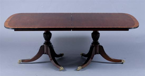 GEORGE III STYLE CARVED MAHOGANY
