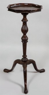 GEORGE III STYLE CARVED MAHOGA