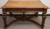 GEORGE III STYLE CARVED MAHOGA