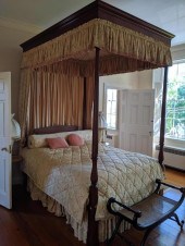 GEORGE III STYLE CARVED MAHOGA