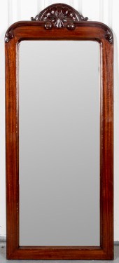 GEORGE III STYLE CARVED MAHOGA