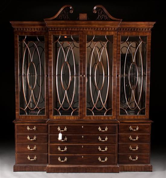George III style carved mahogany