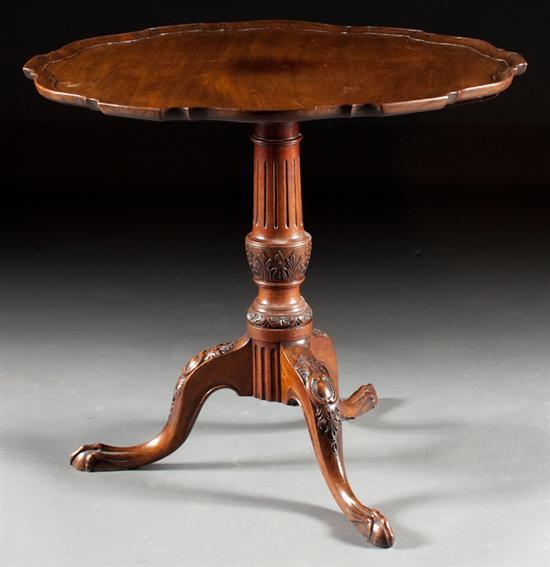 George III style carved mahogany