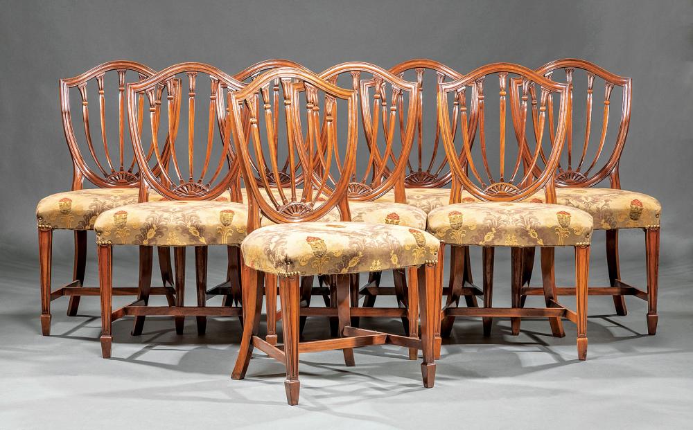 GEORGE III-STYLE CARVED MAHOGANY