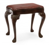 GEORGE III-STYLE CARVED MAHOGA