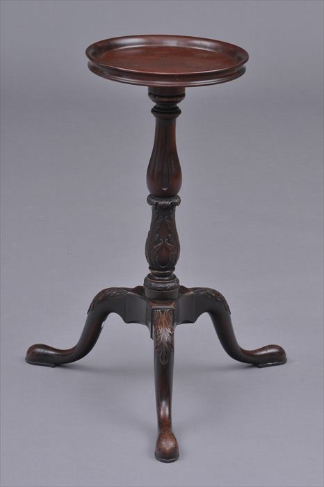GEORGE III-STYLE CARVED MAHOGANY