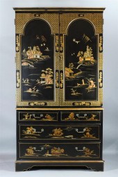 GEORGE III STYLE CHINOISERIE D