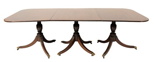 GEORGE III STYLE CUSTOM MAHOGANY