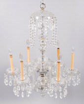 GEORGE III STYLE CUT GLASS SIX