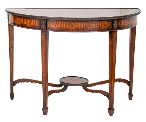 GEORGE III STYLE DEMILUNE