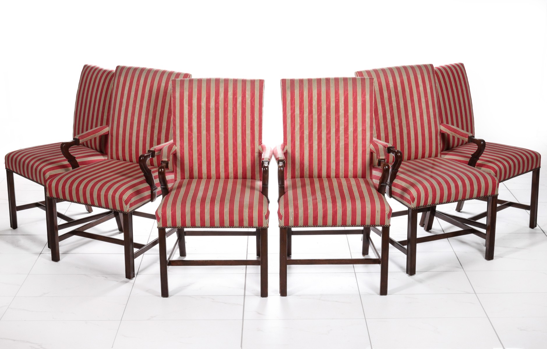 GEORGE III STYLE DINING CHAIR SET