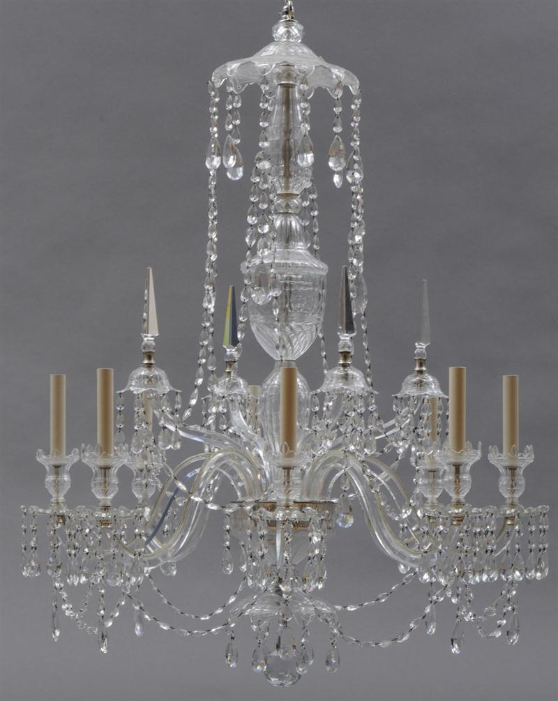 GEORGE III STYLE EIGHT-LIGHT