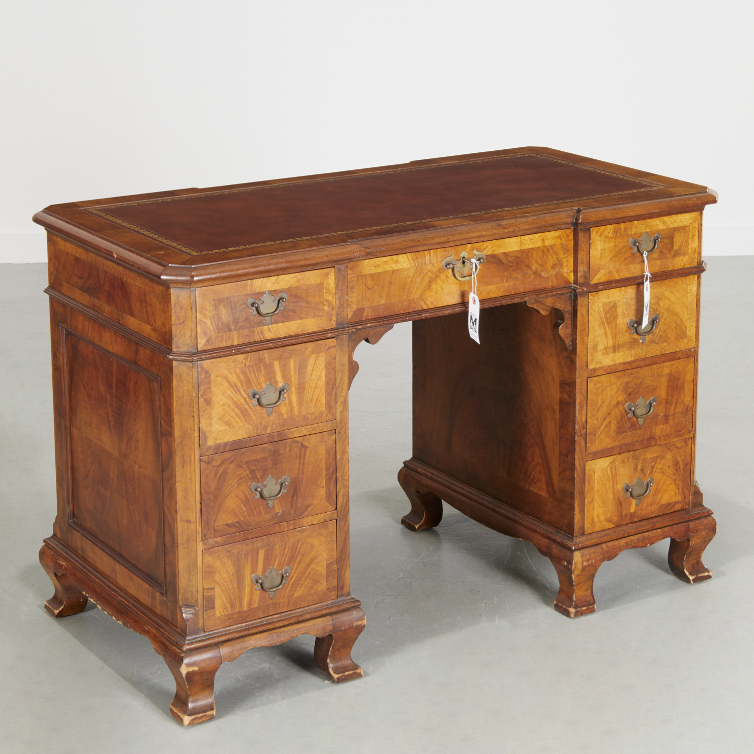 GEORGE III STYLE FIGURED MAHOGANY