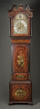 GEORGE III STYLE FLORAL PAINTE
