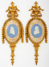 GEORGE III STYLE GILT BRONZE &