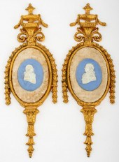 GEORGE III STYLE GILT BRONZE &