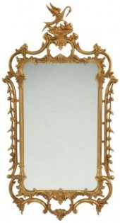 GEORGE III STYLE GILT MIRRORGe