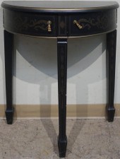 GEORGE III STYLE GILT PAINTED