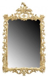 GEORGE III STYLE GILT WALL MIR
