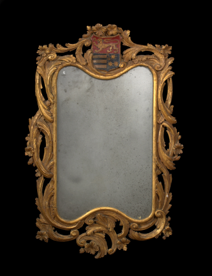 George III-Style Giltwood Looking