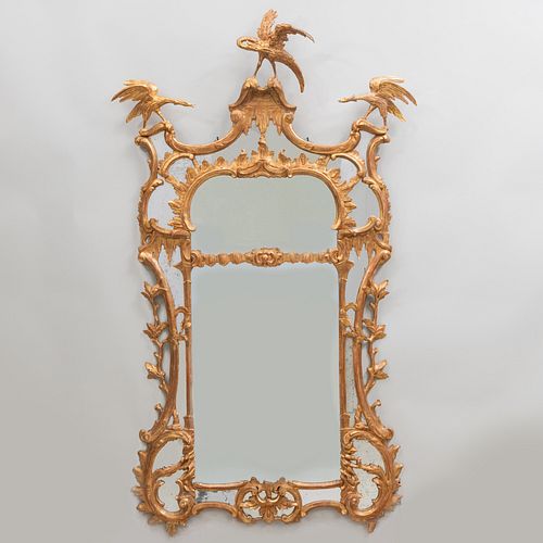 GEORGE III STYLE GILTWOOD MIRROR6