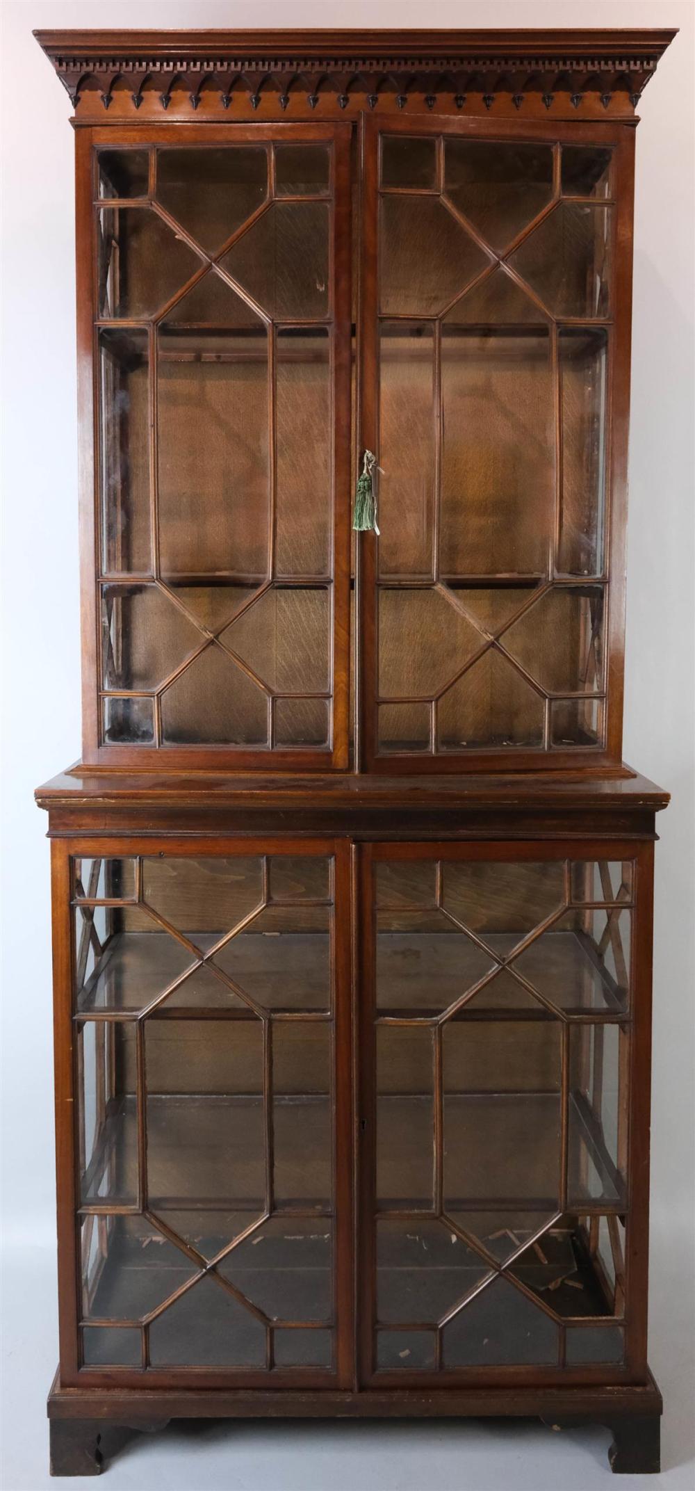 GEORGE III STYLE GLAZED DISPLAY