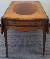 GEORGE III STYLE INLAID MAHOGA