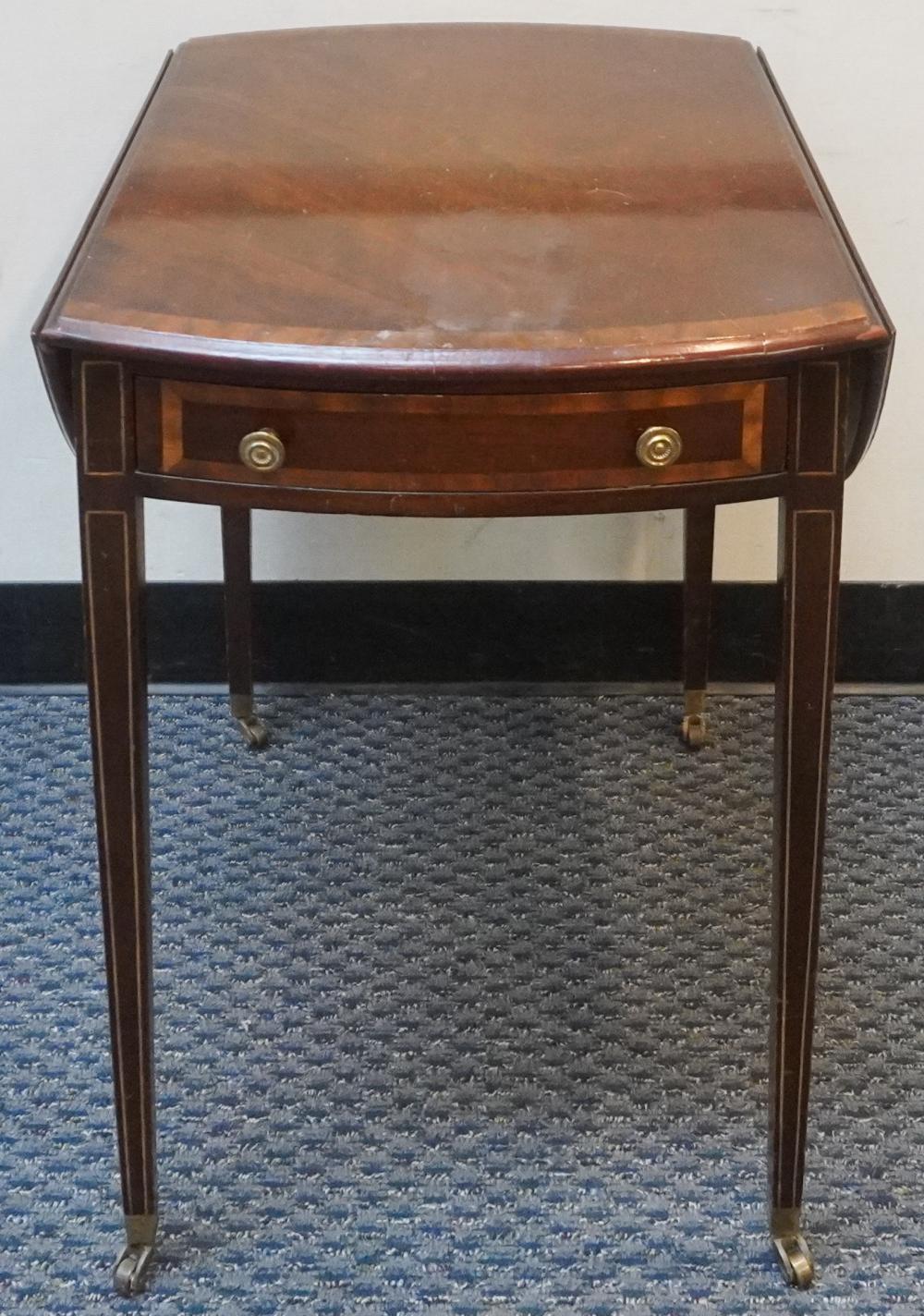 GEORGE III STYLE INLAID MAHOGANY