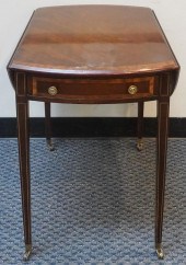 GEORGE III STYLE INLAID MAHOGA