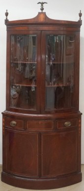 GEORGE III STYLE INLAID MAHOGA