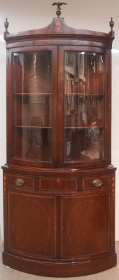 GEORGE III STYLE INLAID MAHOGA