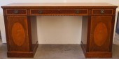 GEORGE III STYLE INLAID MAHOGA