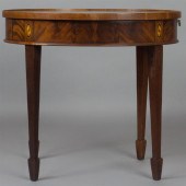 GEORGE III STYLE INLAID MAHOGA