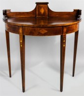 GEORGE III STYLE INLAID MAHOGA
