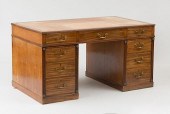 GEORGE III STYLE INLAID MAHOGA